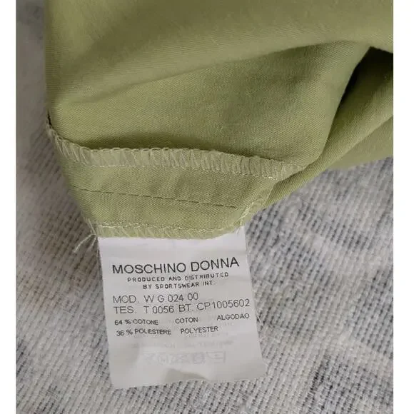 Moschino Jeans Vintage Cotton Blend Peasant Skirt - Moschino Donna Made In Italy - Picture 8 of 12